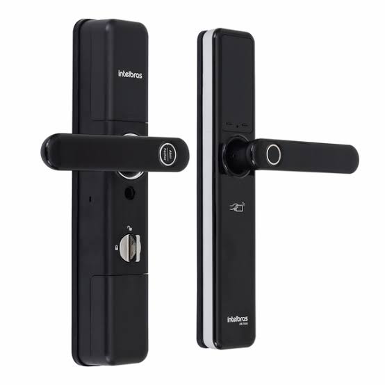 FECHADURA SMART DE EMBUTIR C/ MACANETA IFR 7000 PRETA - TOTALSEG