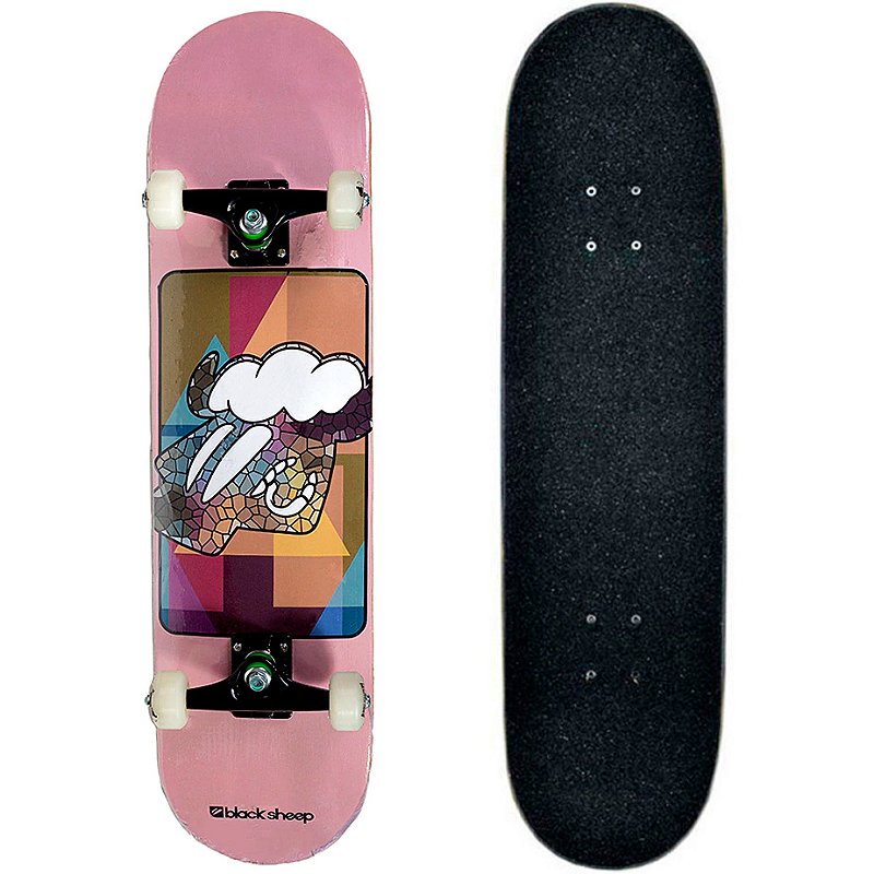 Skate Montado Black Sheep Semi Profissional 8.0 Feminina Pink
