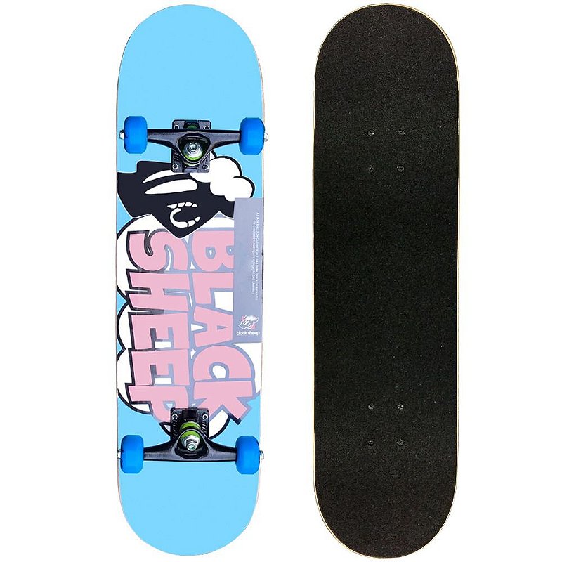 Skate Montado Black Sheep Semi Profissional 8.0 Blue Sheep