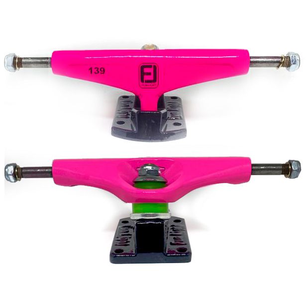 Truck Profissional Fun Light 139mm Pink (Par + Grátis 8 parafusos)