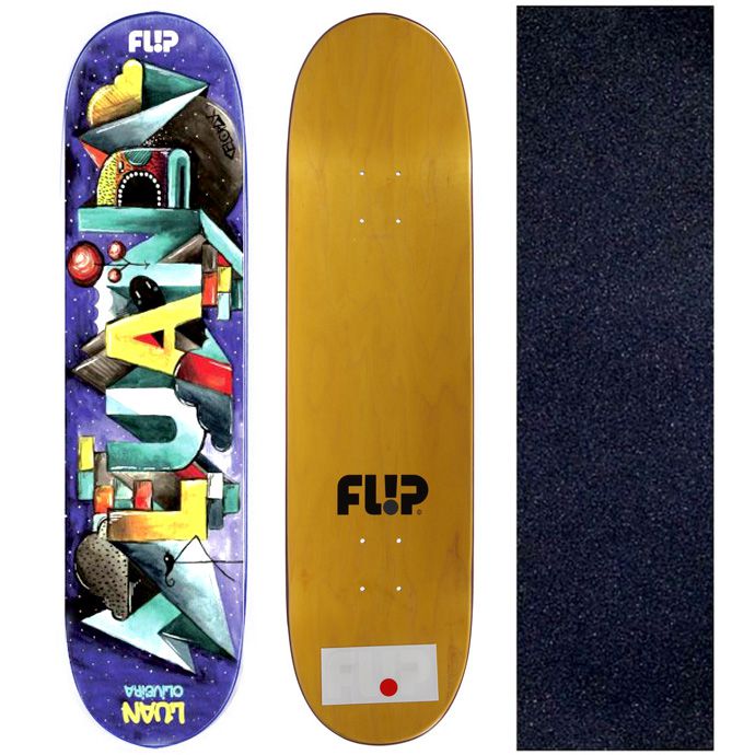 Shape Maple Flip Skateboards Luan Celopax Sky 8.0 + Lixa Jessup Importada