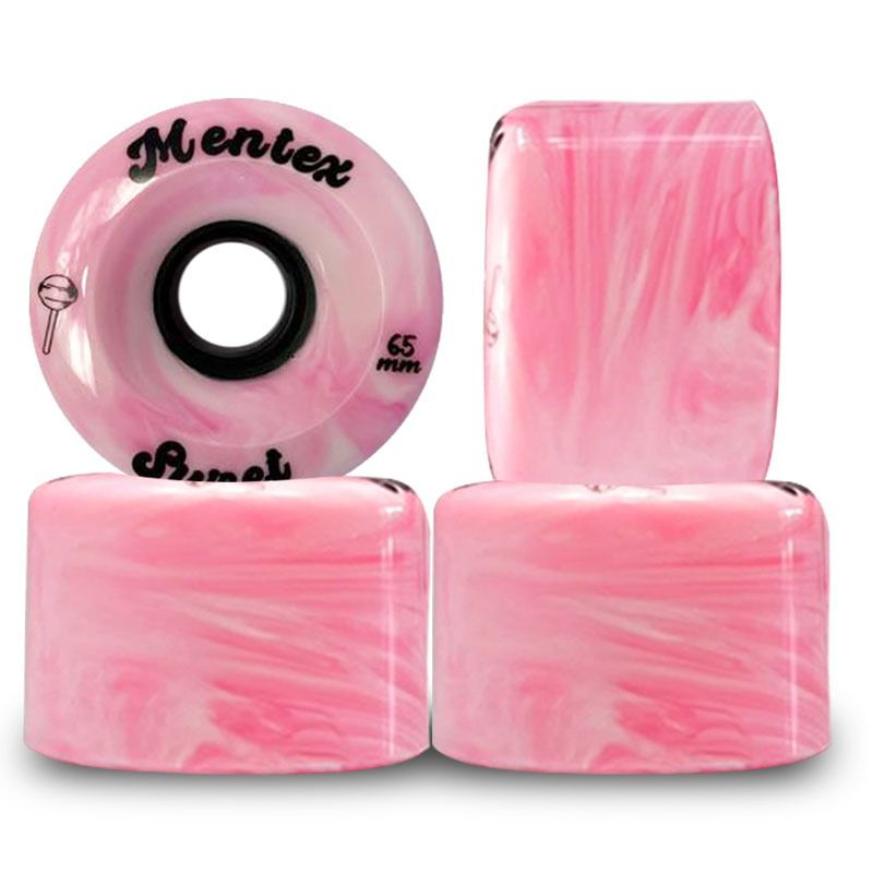 Rodas Longboards Mentex 65mm Dureza 85A Sweet Pink