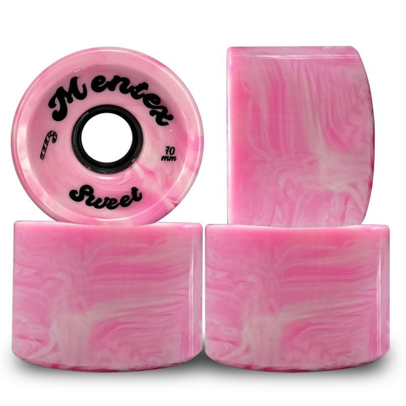 Rodas Longboards Mentex 70mm Dureza 85A Sweet Pink