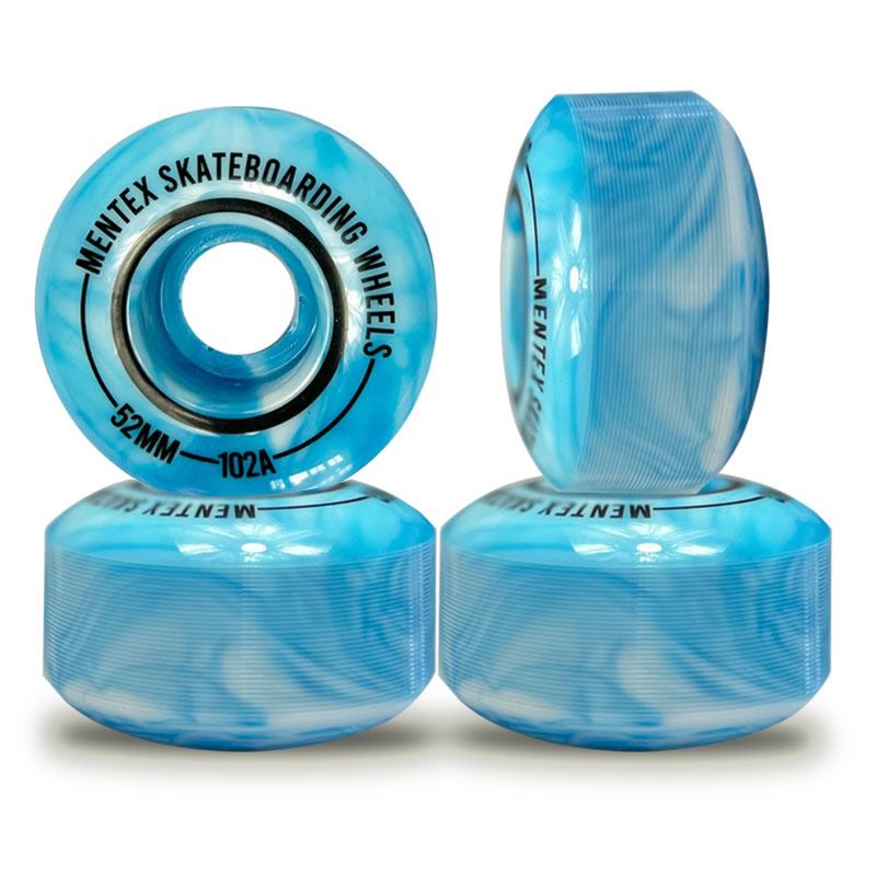 Rodas Para Skate Mentex 52mm Dureza 102A Blue Importada