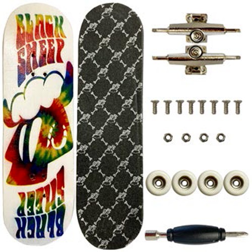 Skate de Dedo Profissional De Madeira Com Rolamento Fingerboard