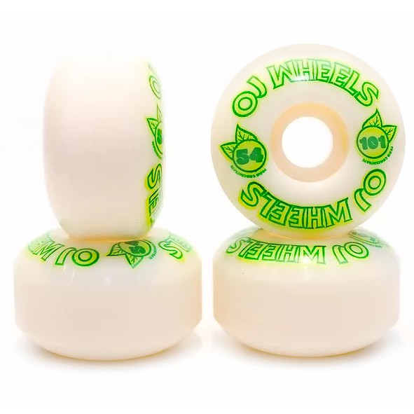 Rodas OJ Wheels Concentrate Hardline 54mm Dureza 101A Green