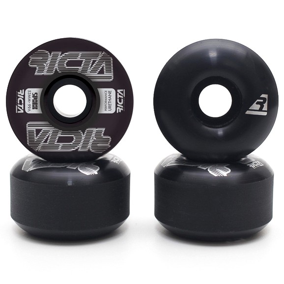 Rodas Ricta Skateboard 53mm Wireframe Dureza 99A Black ( jogo 4 rodas )