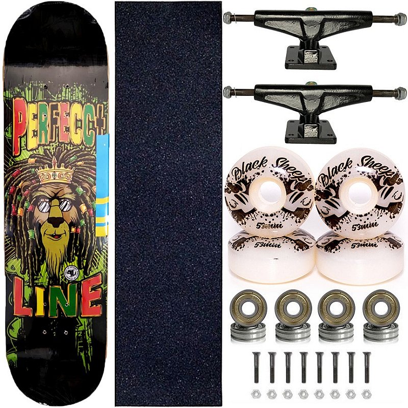 Skate Completo Shape Perfect Line 8.0 King Lion