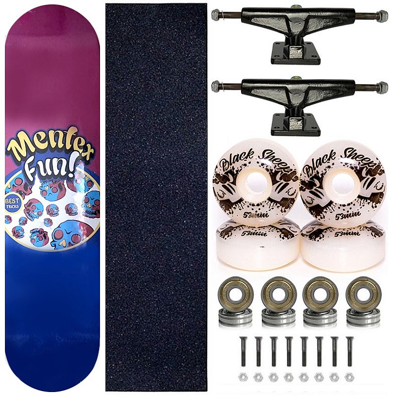 Skate Montado Shape 8.0 Mentex Fun