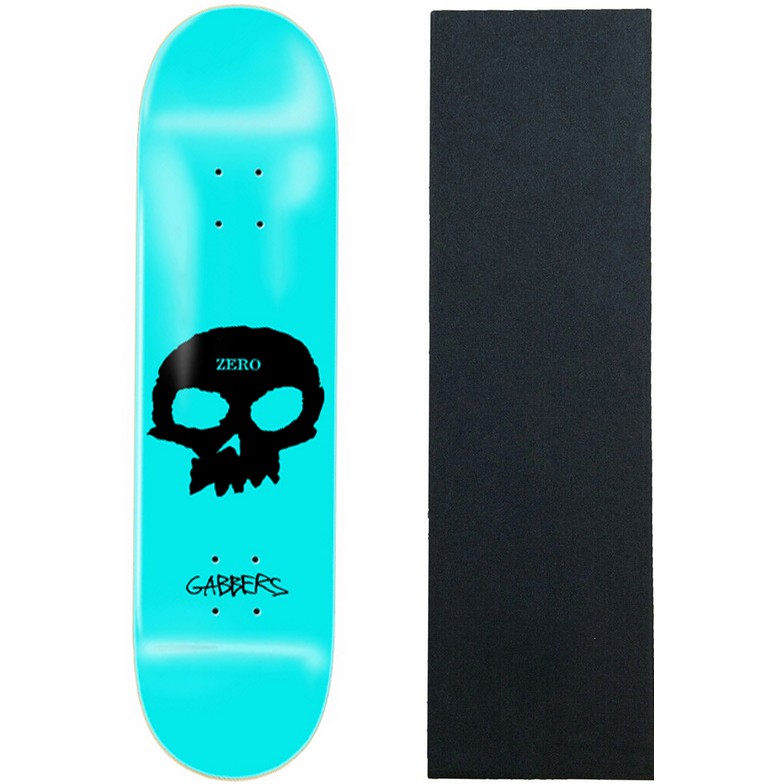 Shape Maple Zero Skateboard 8.25" Gabbers Signature Skull + Lixa Jessup