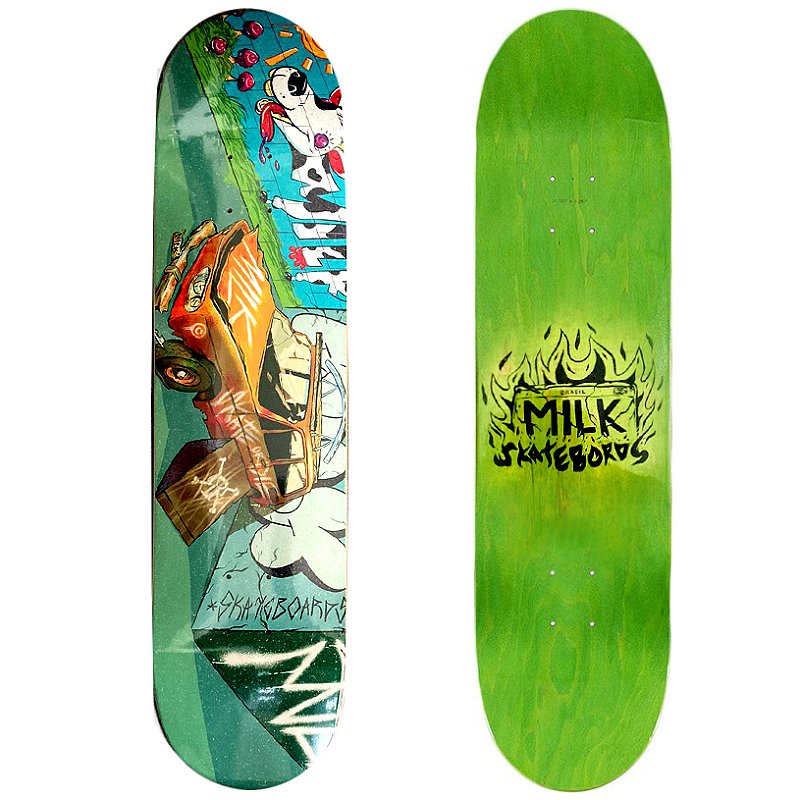 Shape Maple Importado Milk Skateboards 8.0 Street Creative
