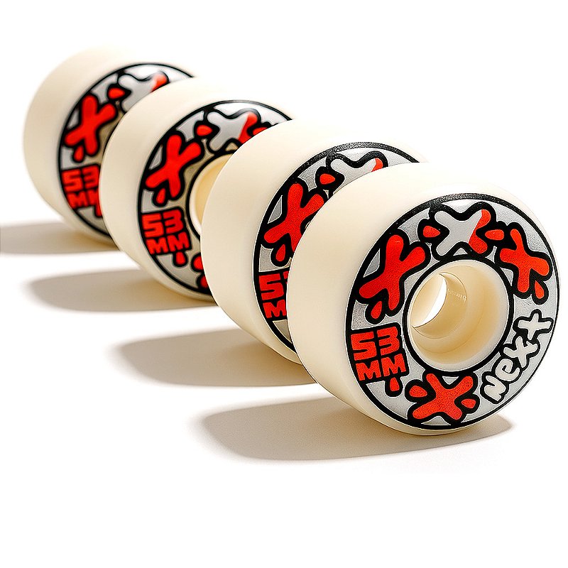 Roda Next ll Skate 53mm Dureza 100a Red ( jogo 4 rodas )