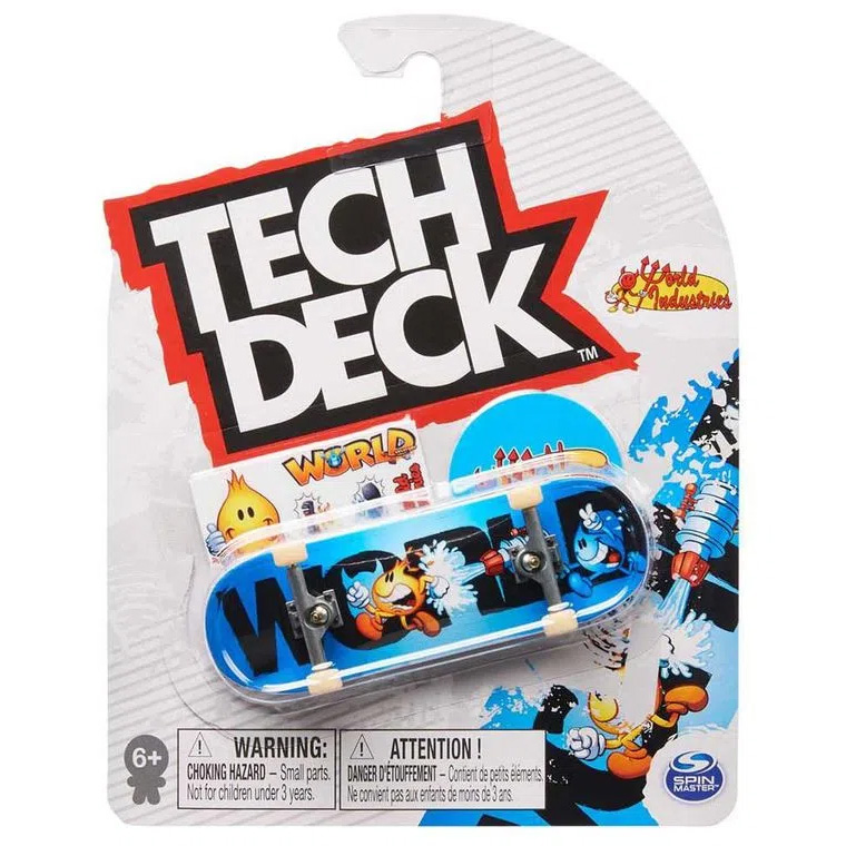 Fingerboards Tech Deck Mini Skate (Skate de Dedo) World Industries Blue