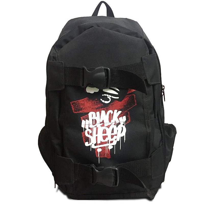 Mochila Black Sheep Army Porta Skate