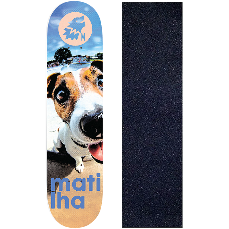 Shape Matilha Skate Profissional Terrier Russell 8.0 + Lixa de Brinde