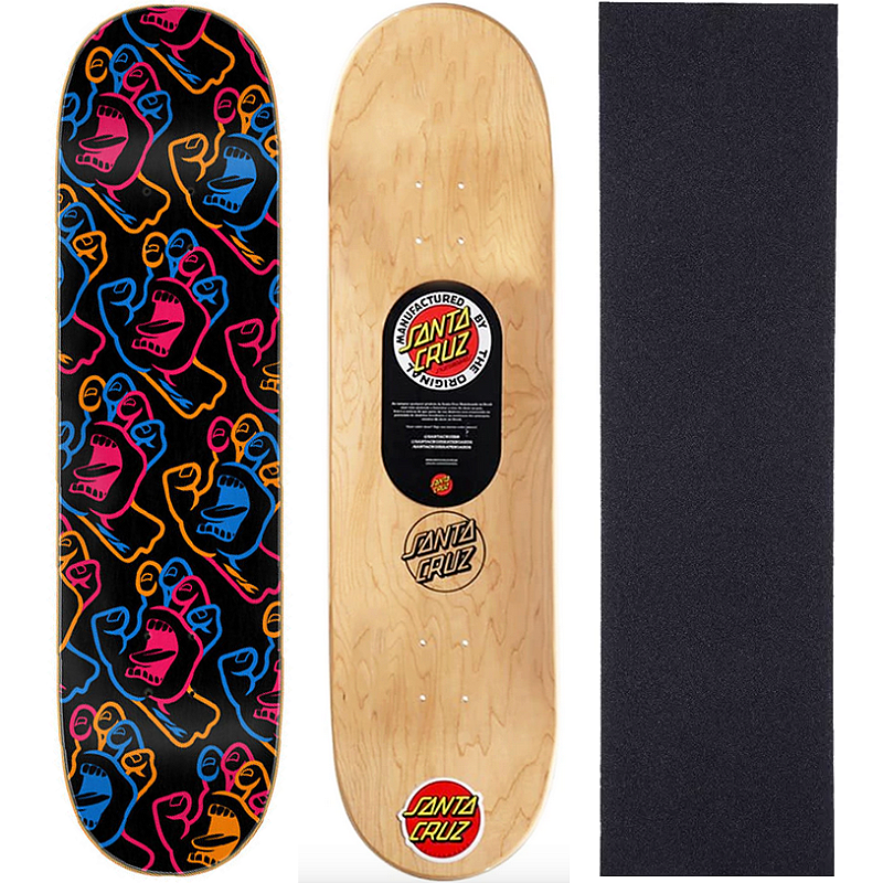 Shape Santa Cruz Skateboard Powerlyte 8.50 Opus In Color + Lixa Importada