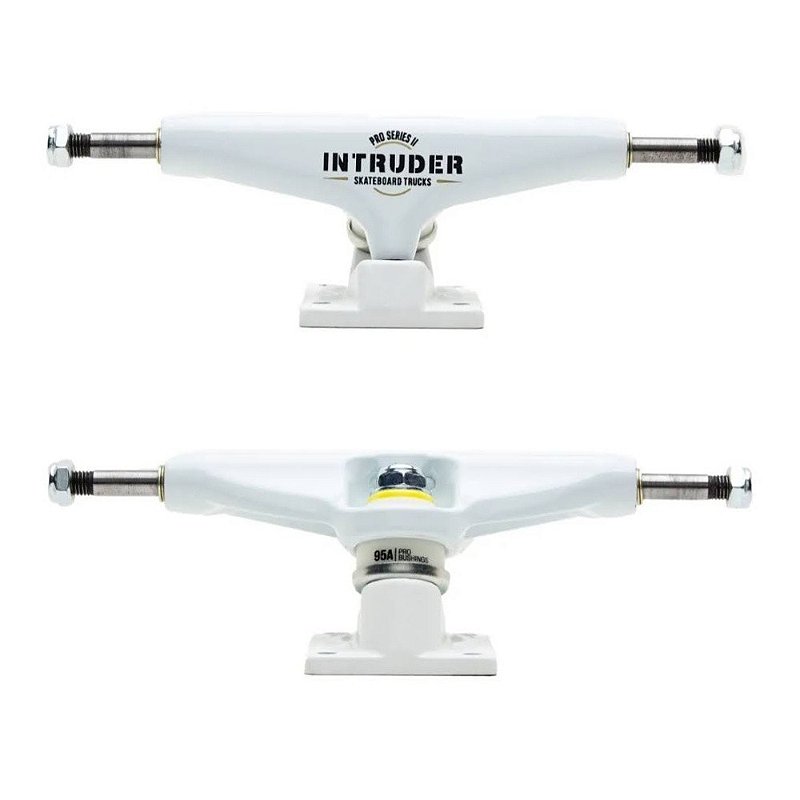 Truck Intruder Pro Series Branco 139mm (Par + Grátis 8 parafusos)