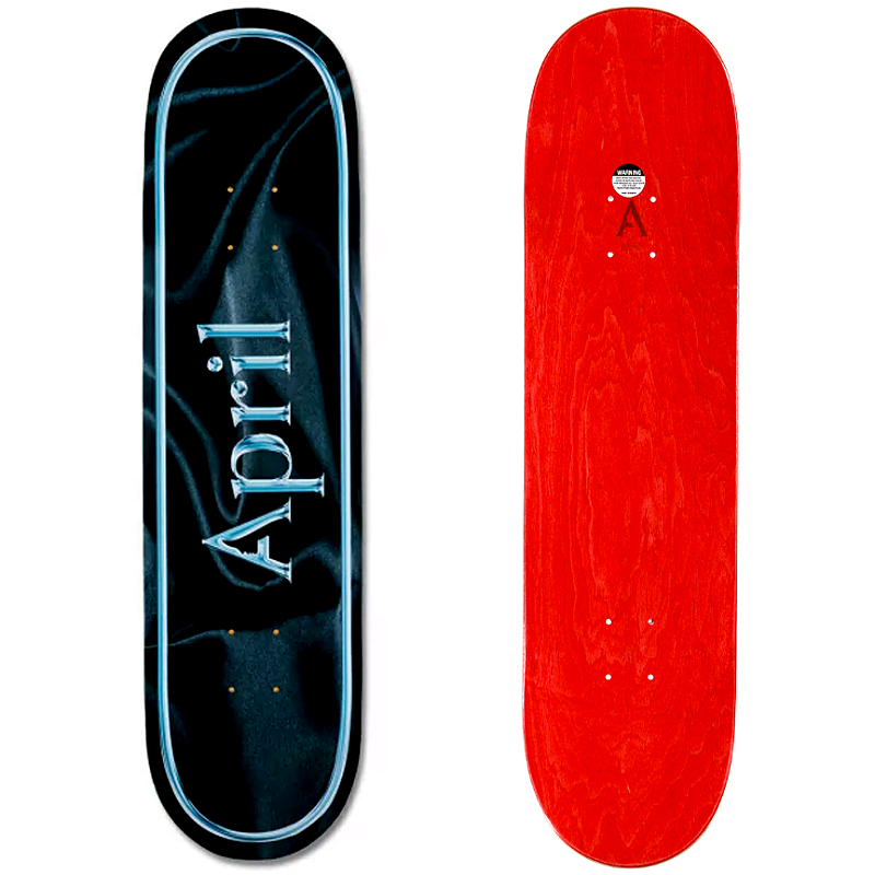 Shape Maple April Skateboard 8.0 Brand Black Blue