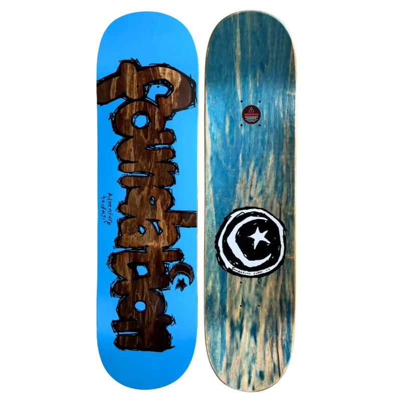 Shape Maple Foundation Skateboards 8.0 Blue Fundos Variados