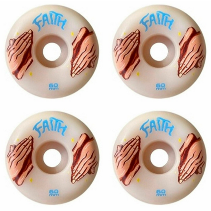 Rodas Faith Skateboards Hands 60mm Dureza 100A Mande in USA
