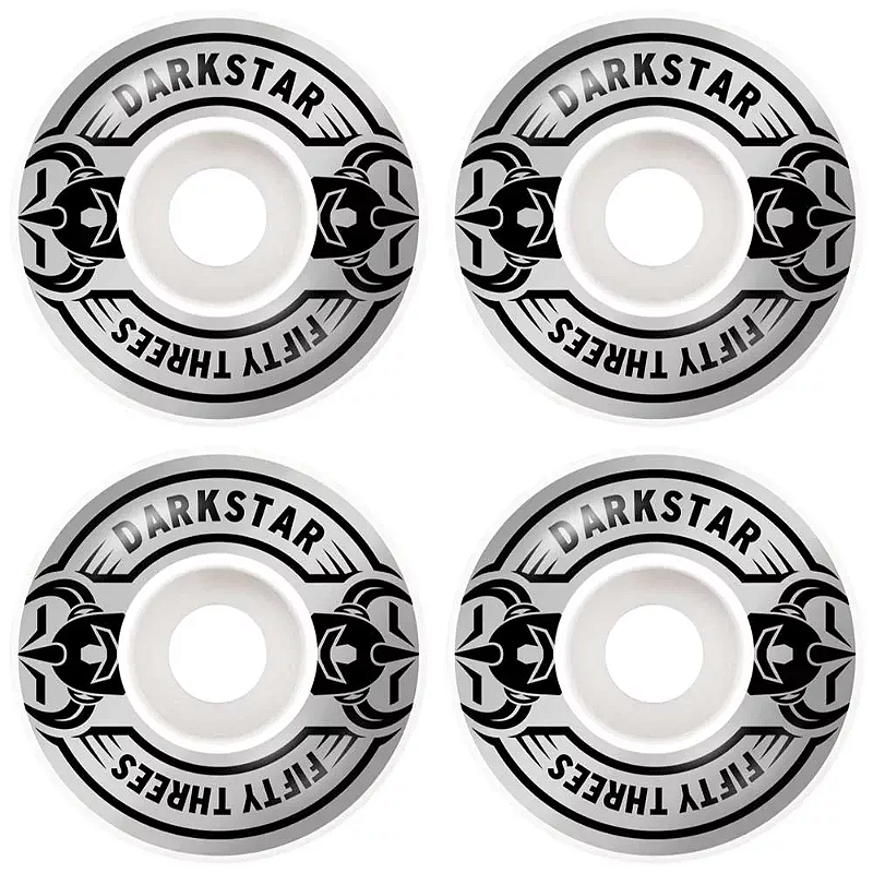 Rodas Importadas Darkstar 53mm Quarter Silver Dureza 99A