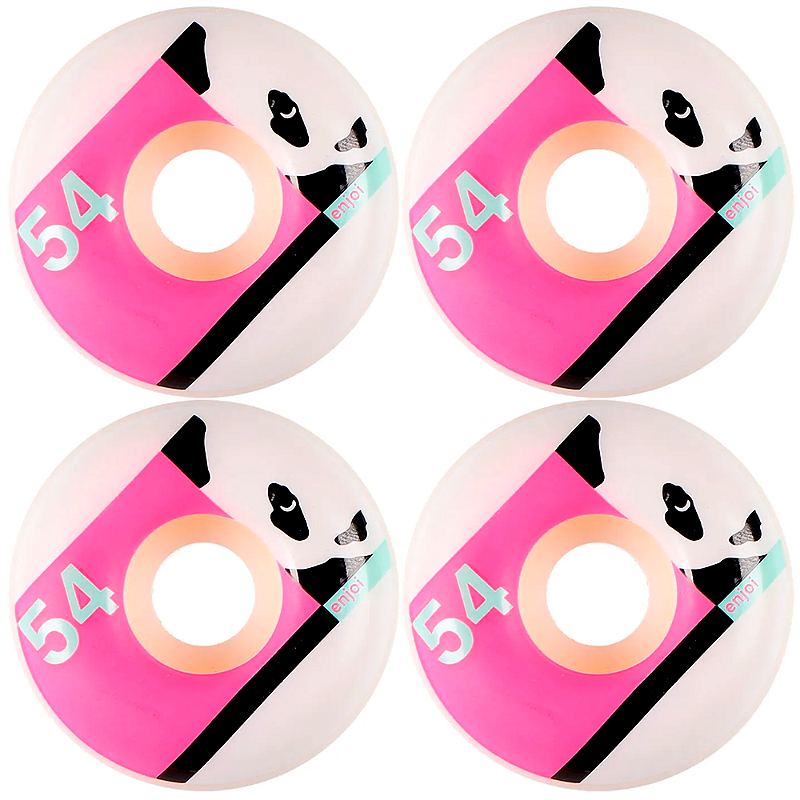 Rodas Enjoi Skateboards 54mm Box Panda Pink Dureza 83A