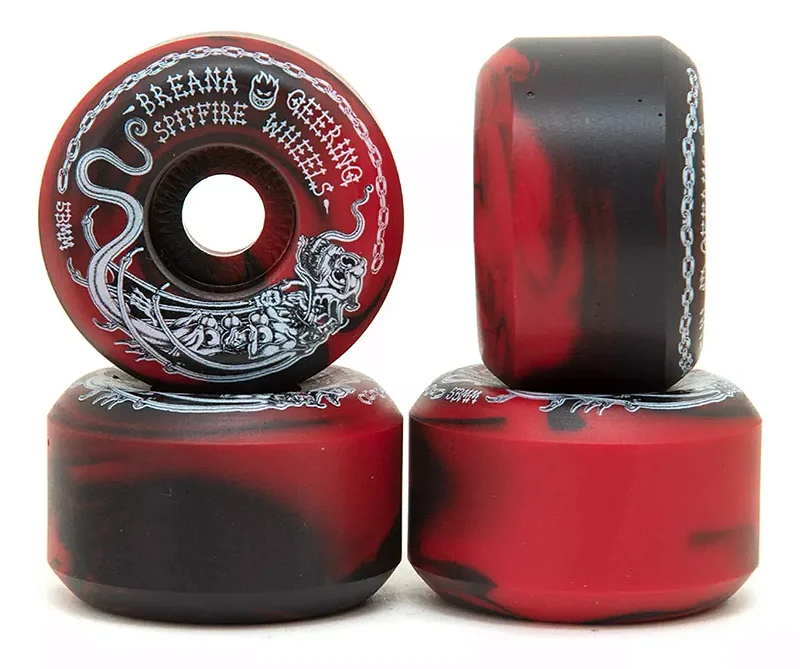 Rodas Spitfire 53mm F4 Conical Full Breana Tormentor Black Red 99A