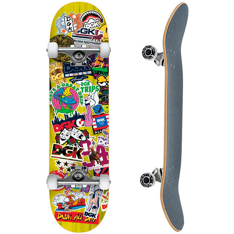 Skate Profissional Montado de Maple 8.12 DGK Sticks