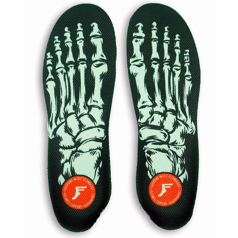 Palmilha Footprint Insoles Skeleton Orthotic Elite Action Sport Gel (1 par)