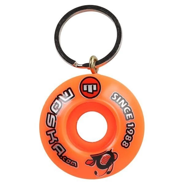 Chaveiro Moska Skateboard Since 1988 Orange