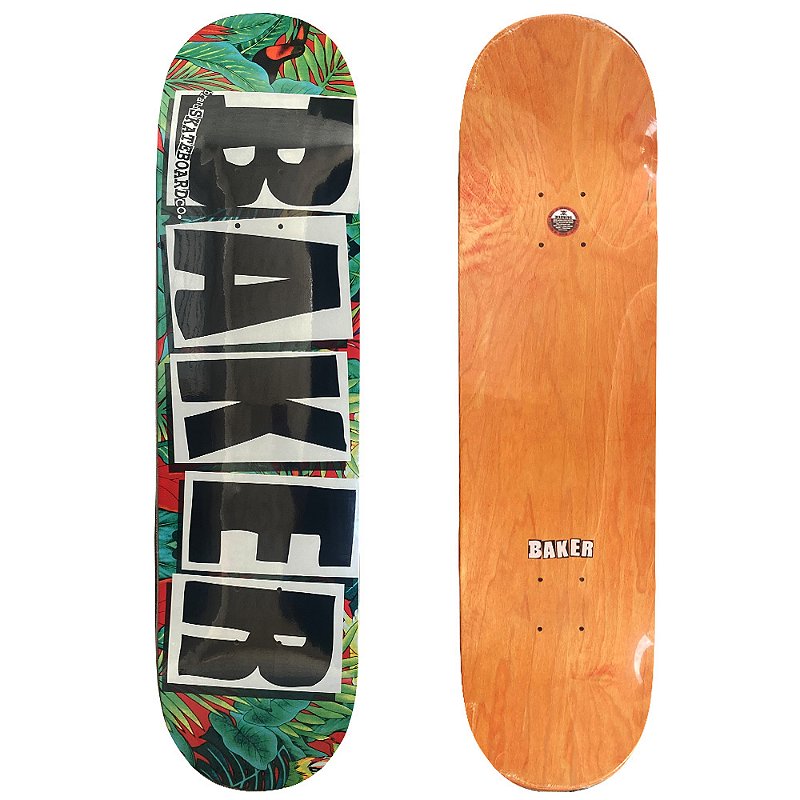 Shape Maple Baker Brand 8.50 Fauna Green Tag Black