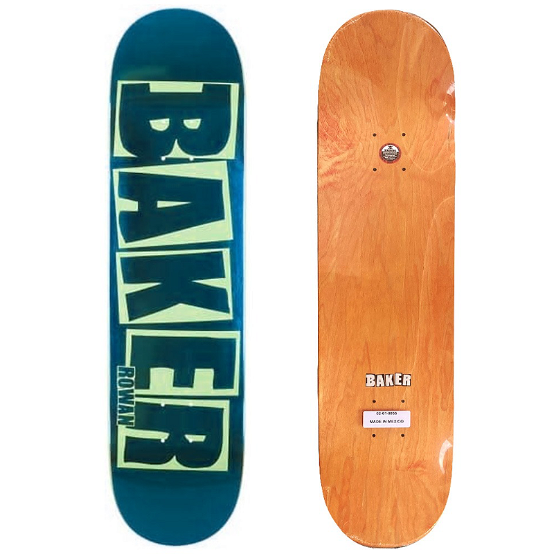 Shape Maple Baker Brand 8.25 Rowan Green Tag Green
