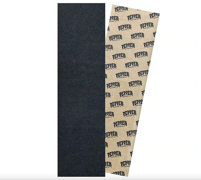 Lixa Pepper Griptape Skateboards Black Grip Sheet Importada