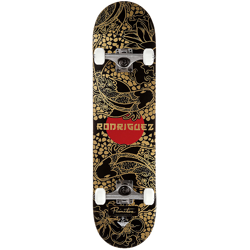 Skate Primitive Maple Montado 8.12 Rodriguez Koi Pond Black