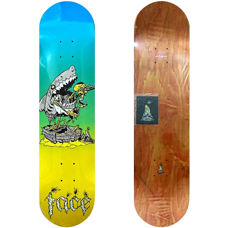 Shape de Maple Face Skate 8.25 Tiburón Grado