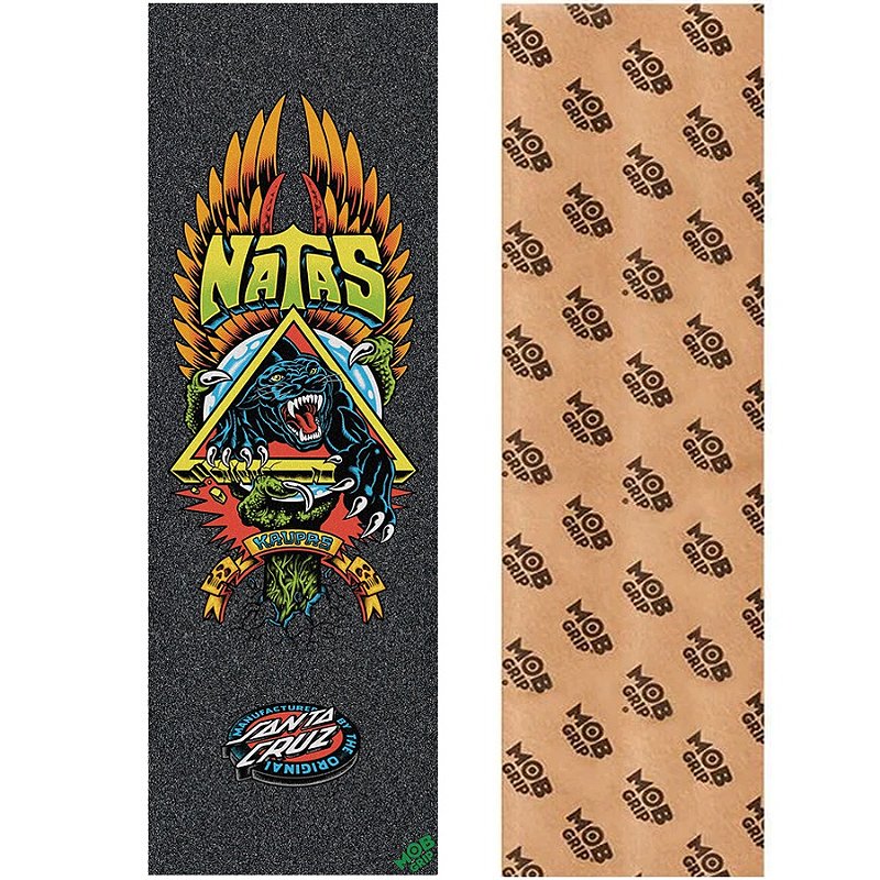 Lixa Para Skate Adesiva Mob Grip Natas Santa Cruz