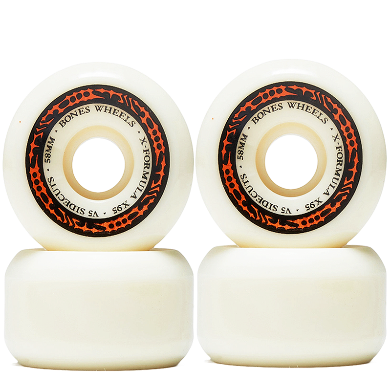 Roda Bones X-Formula 58mm X95 V5 Sidecuts (Jogo com 4)