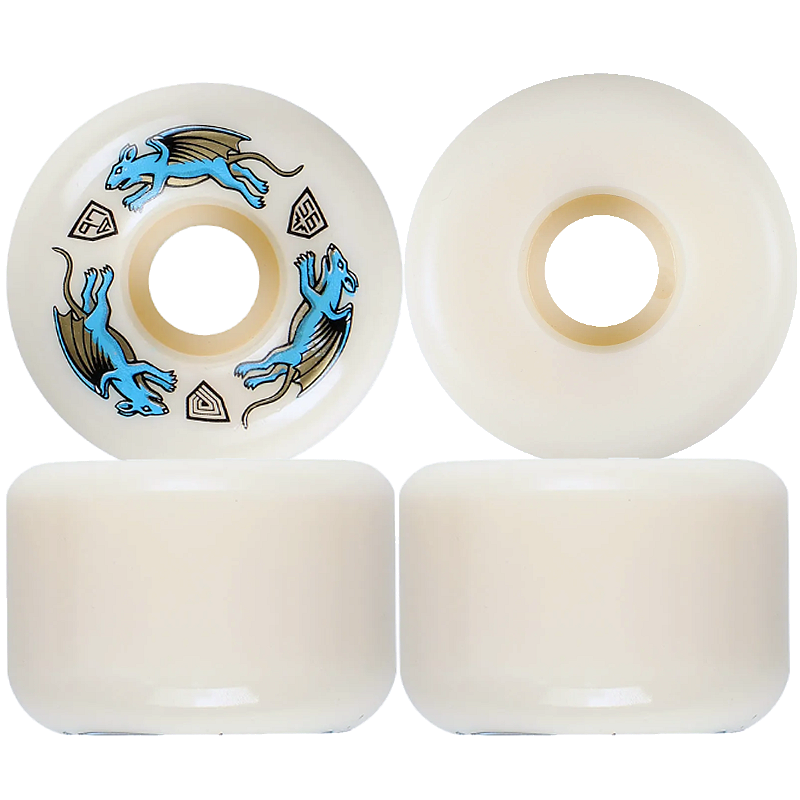 Roda Powell Peralta Dragon Formula 56mm 97A Nano Cubics Blue (Jogo com 4)
