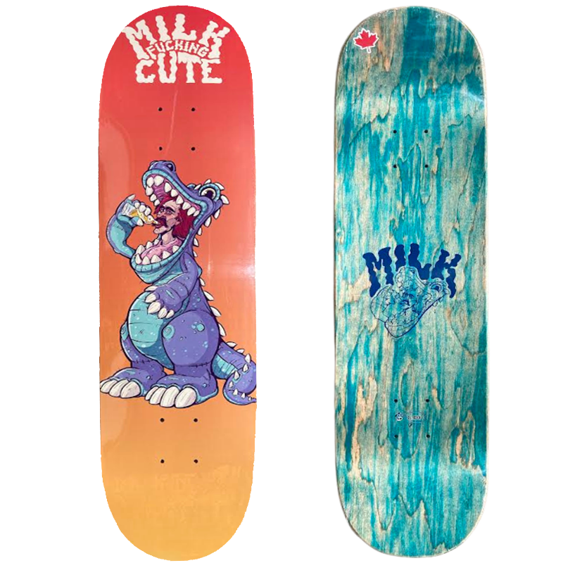 Shape Maple Milk Skate 8.0 Cute Fuc King Dinosaur Degrade