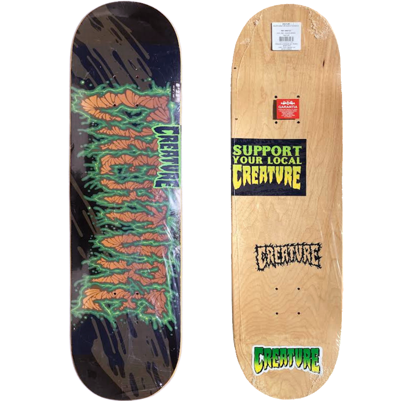 Shape Creature Skateboards Maple Tóxica Black Green 8.25