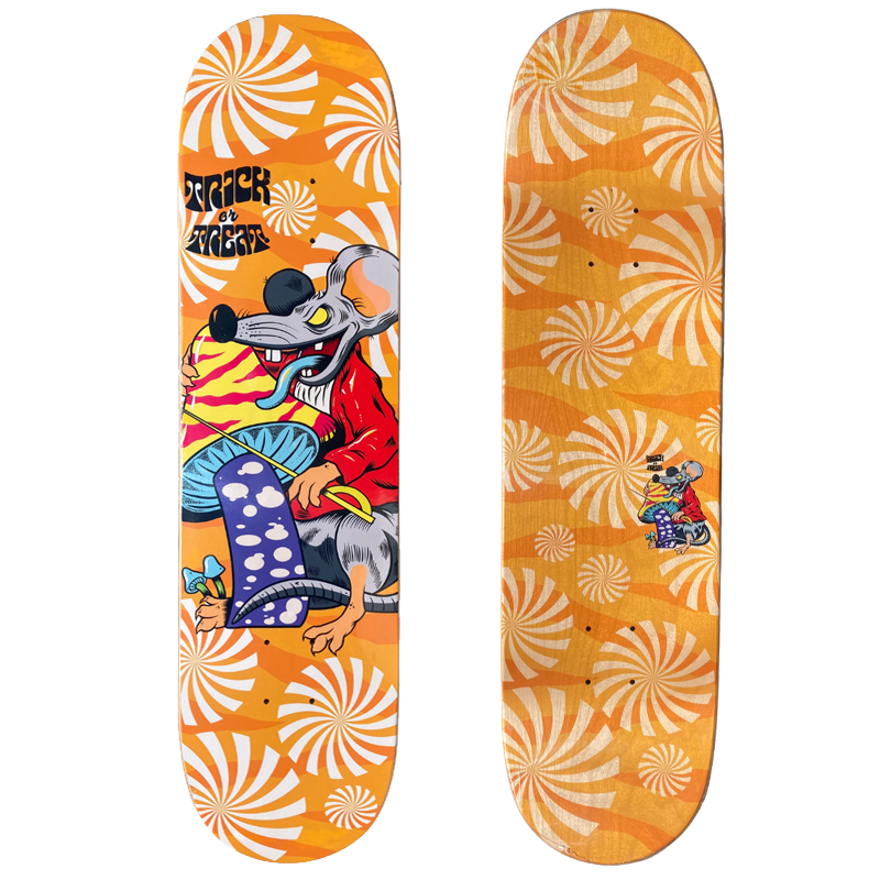 Shape para Skate de Marfim Trick or Treat 8.25 Rato