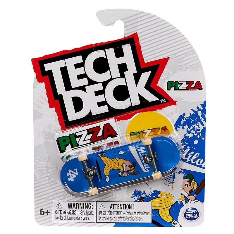 Fingerboards Tech Deck Mini Skate de Dedo Pizza