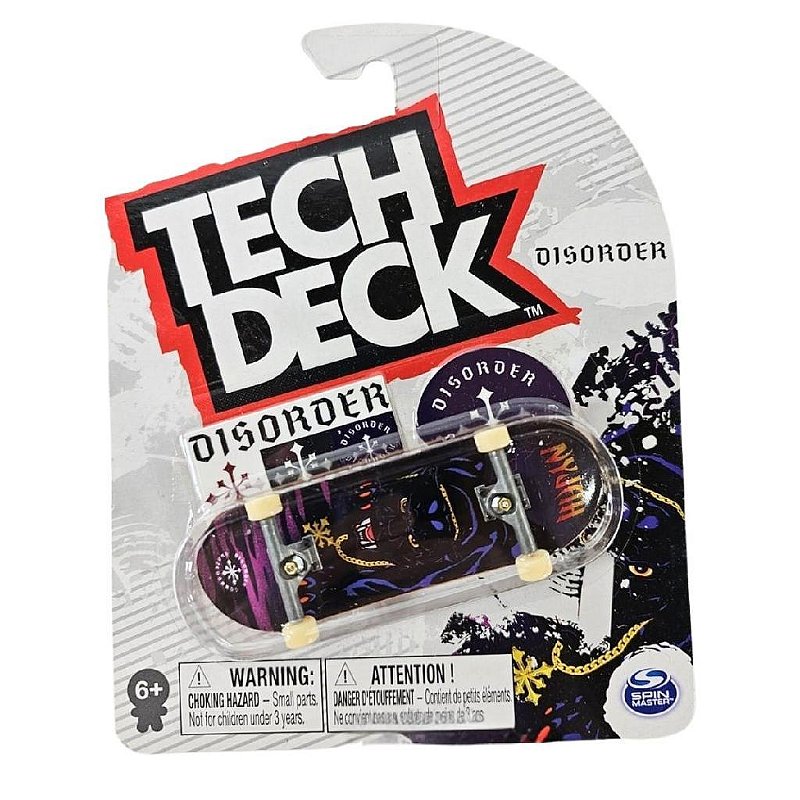 Fingerboards Tech Deck Mini Skate de Dedo Nyjah Disorder