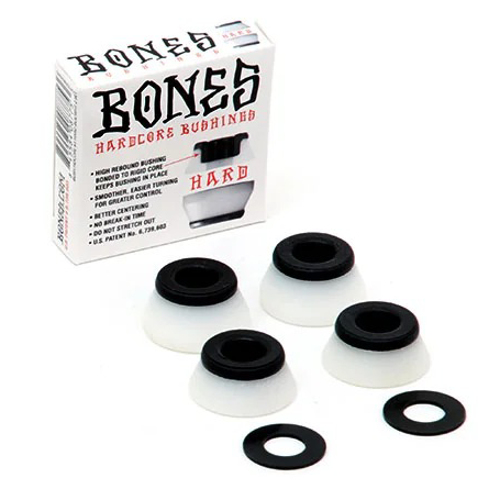 Amortecedor Bones 96A Hard Hardcore Bushings White