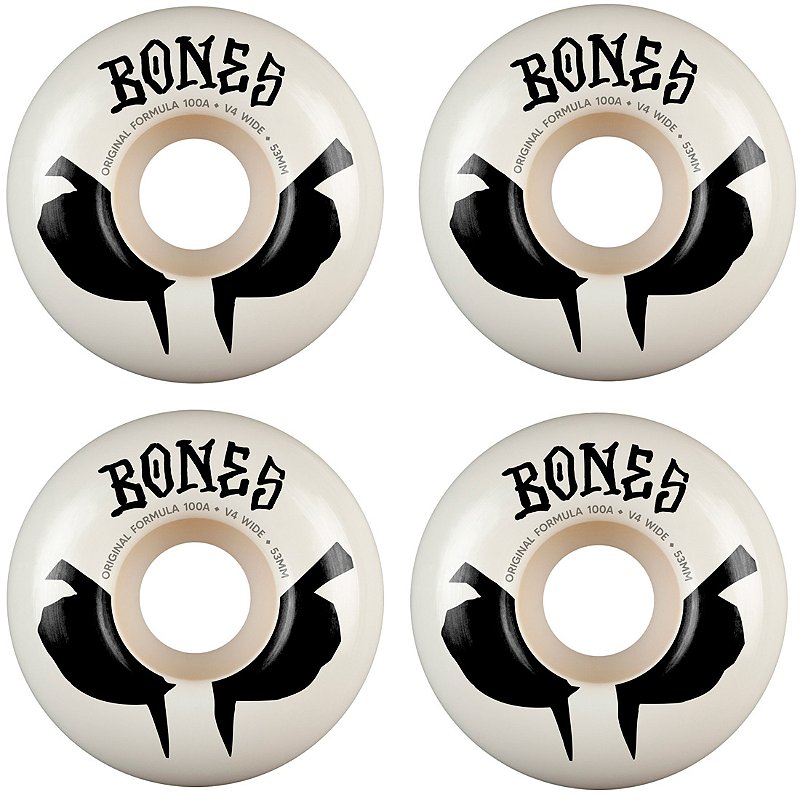 Roda Bones OG Formula 53mm 100A V5 Sidecut White