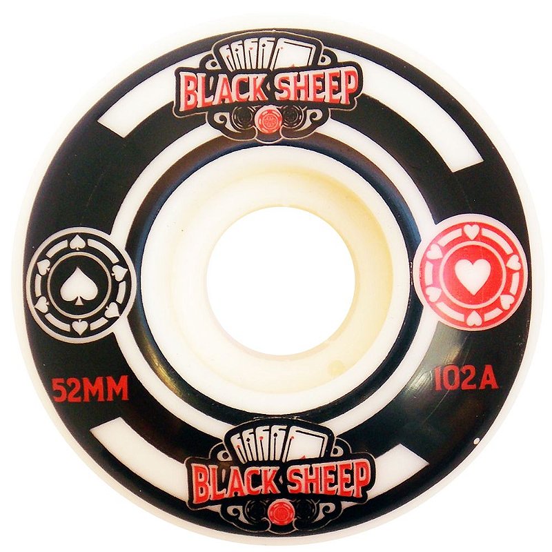 Roda Importada Black Sheep 52mm 102A ( jogo 4 rodas )
