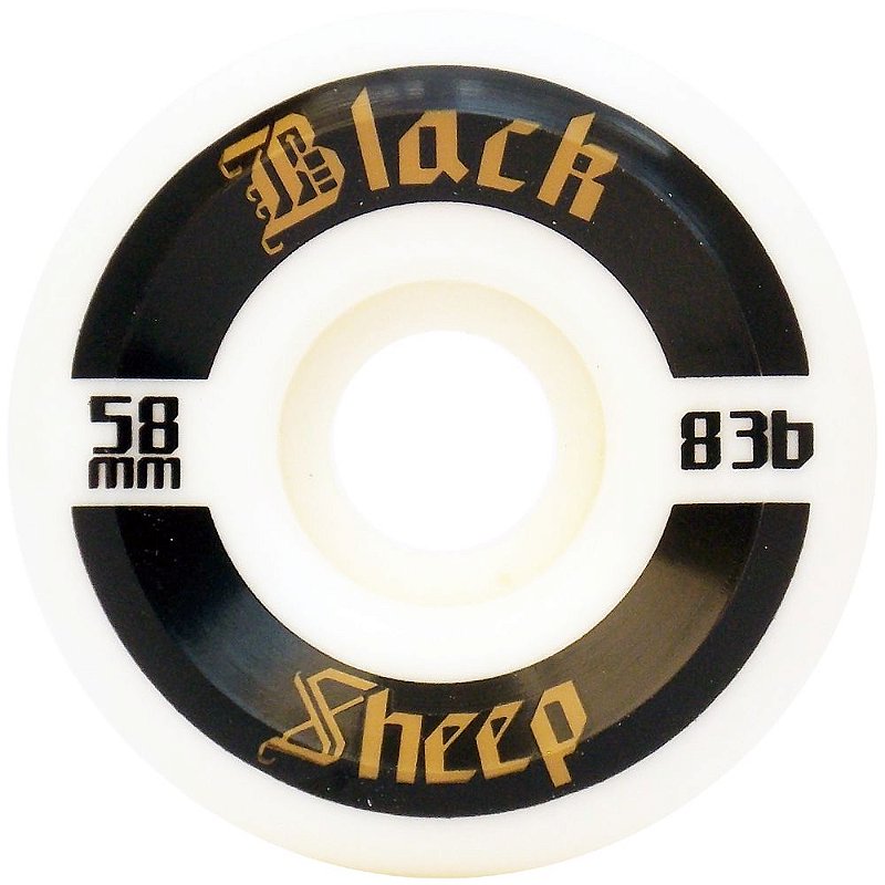 Roda Black Sheep Importada Gold 58mm 83B ( jogo 4 rodas )