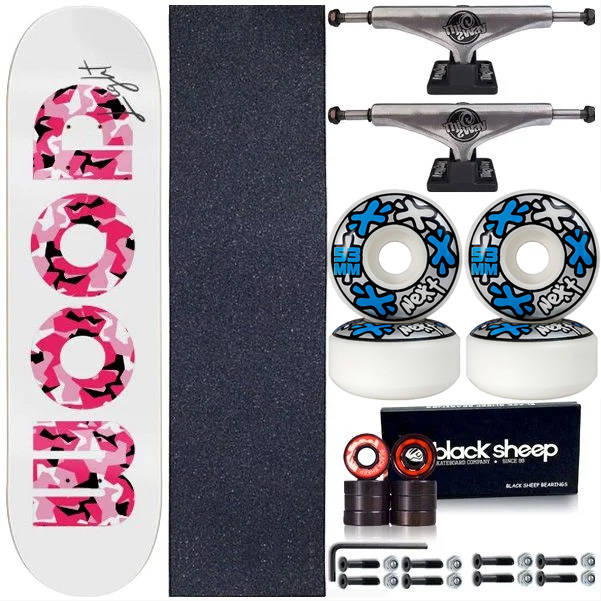 Skate Completo Shape Wood Light 8.0 Pink + Truck This Way