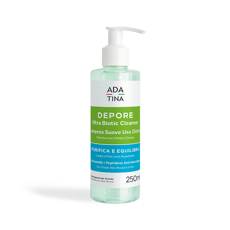 Ada Tina Depore Ultra Biotic Cleanser - Gel de Limpeza 250ml