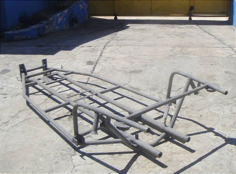 CHASSI TUBULAR GALVANIZADO pra REPOSIÇÃO BUGGYMANIA